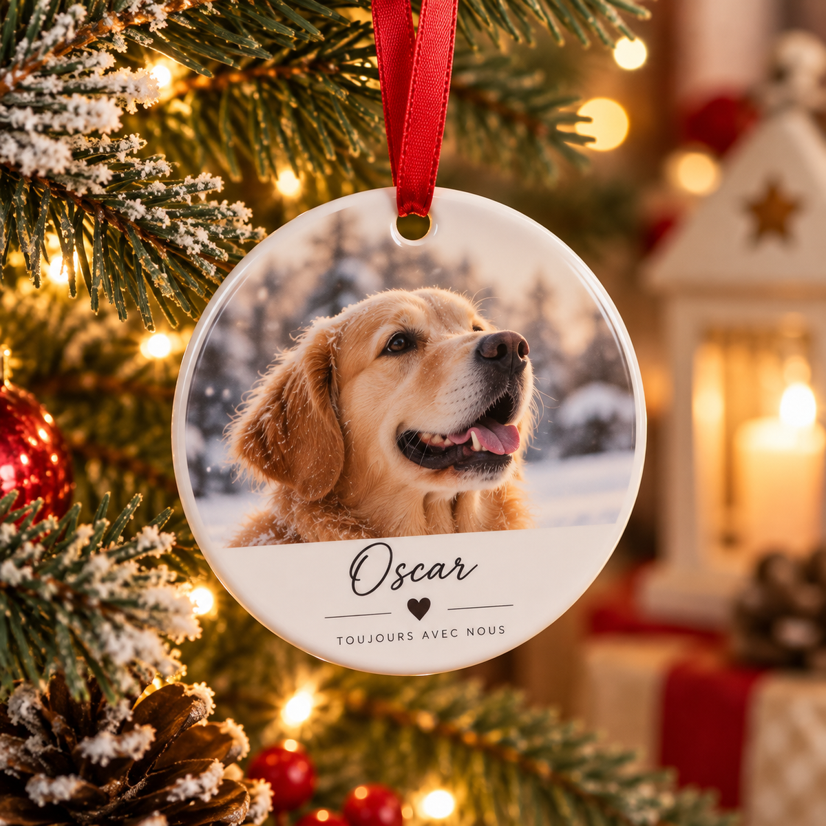 Décoration de Noël personnalisée