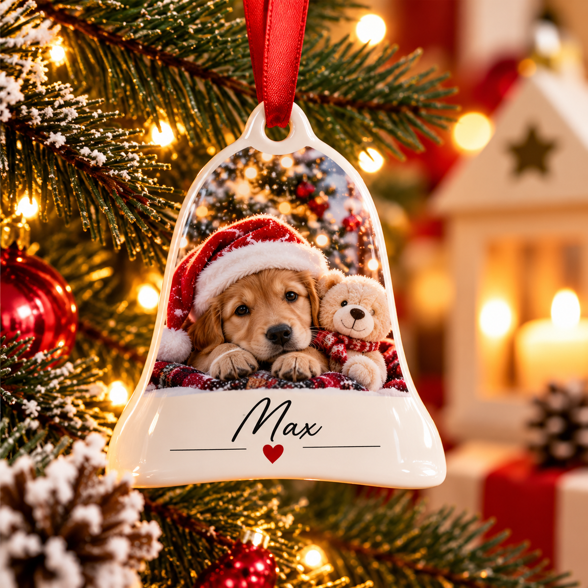 Cloche de Noël personnalisée