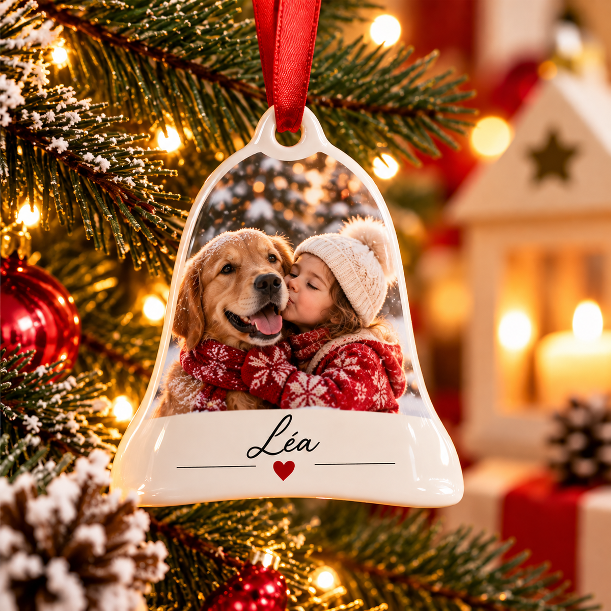 Cloche de Noël personnalisée