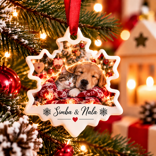 Flocon de Noël personnalisé