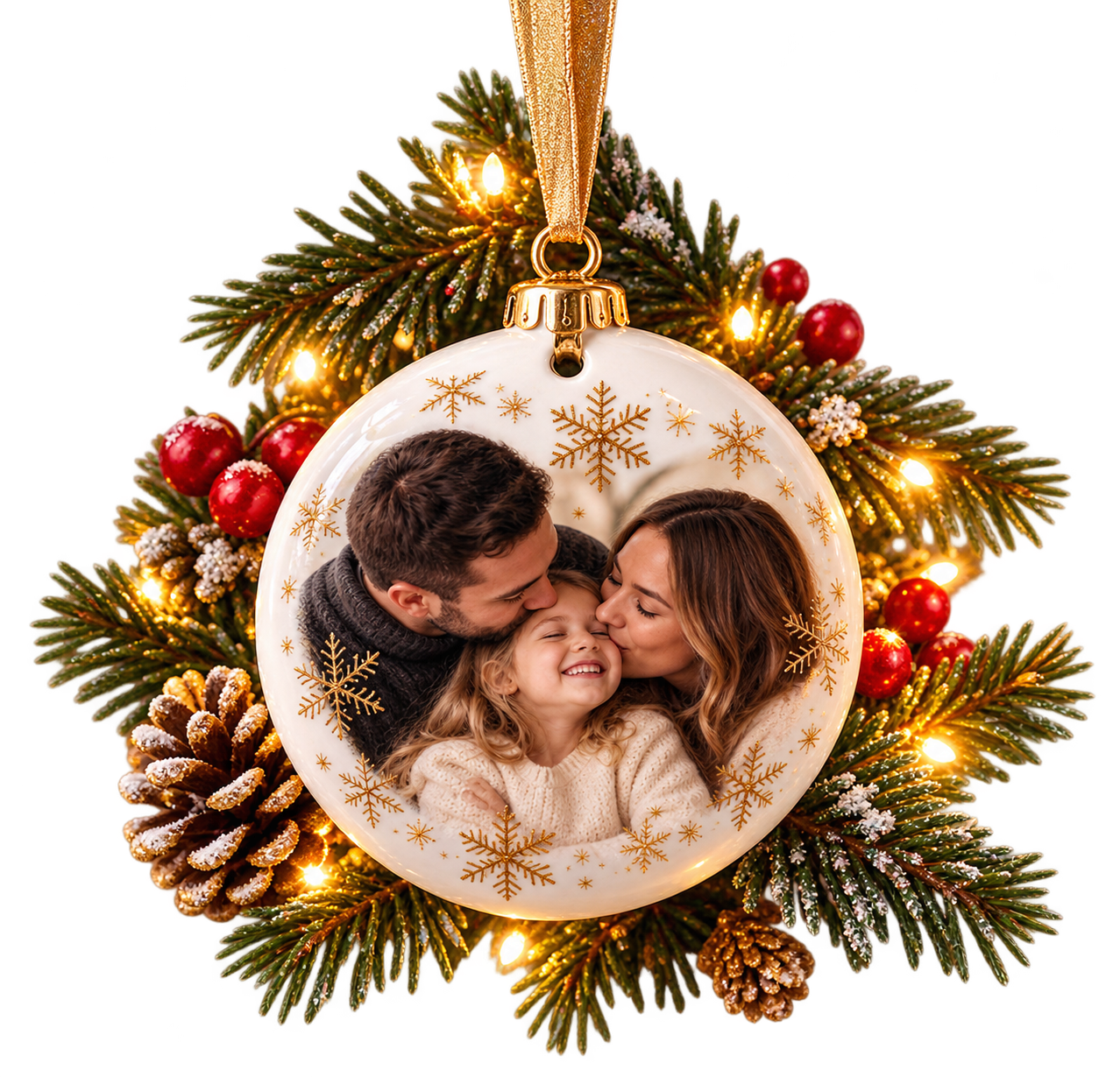 Décoration de Noël personnalisée famille