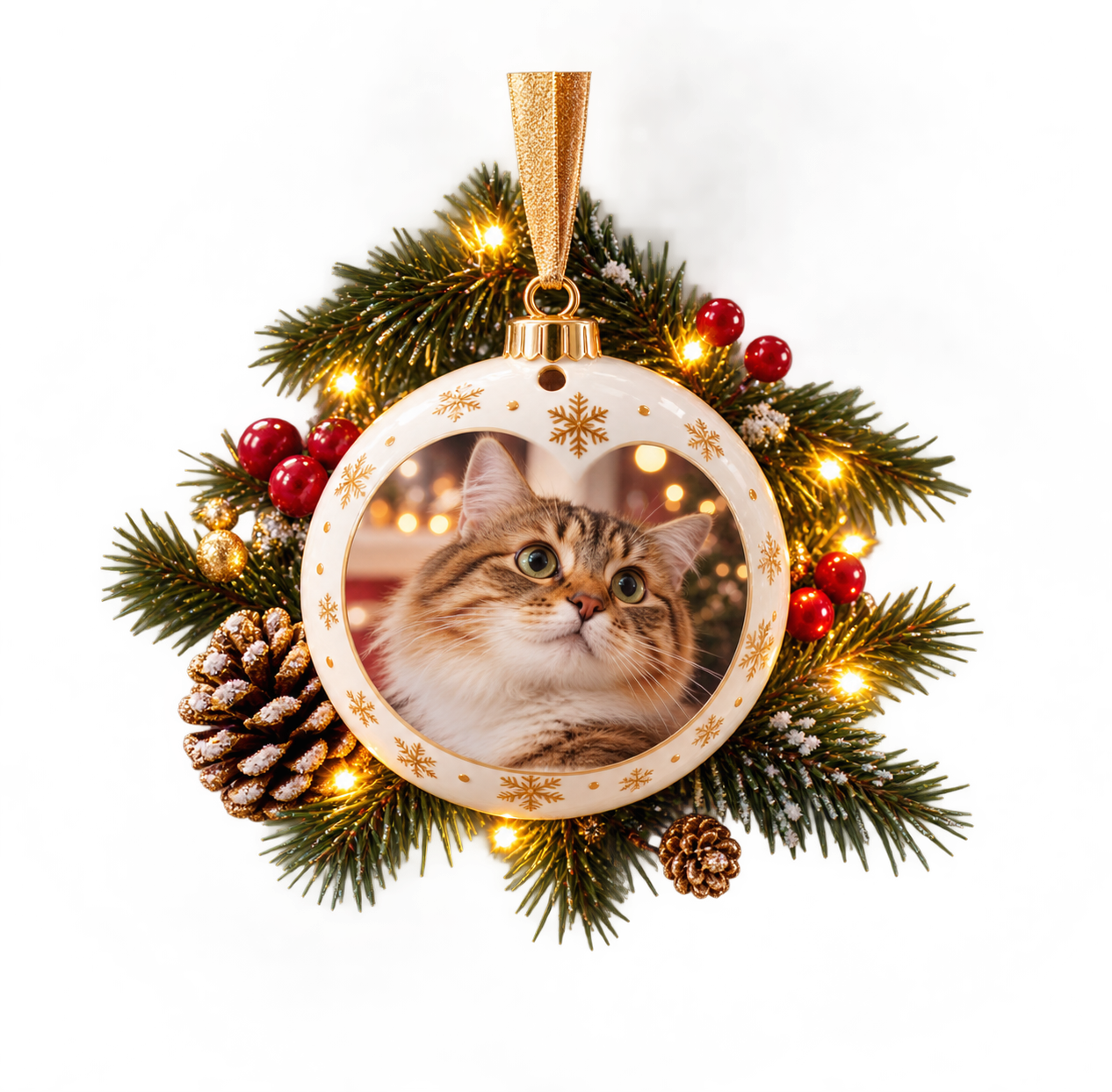 Décoration de Noël personnalisée avec un animal